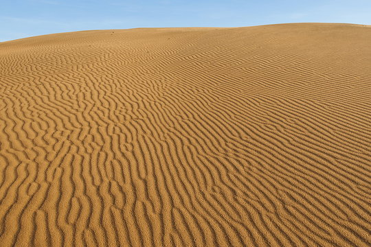 The sand pattern in Mui Ne, Vietnam.