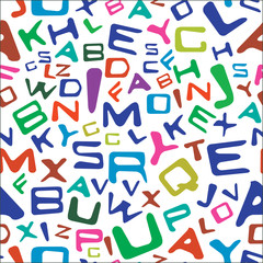 Colorful letters
