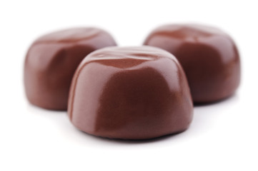 chocolate candy isolated