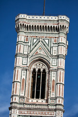 View of the Giotto's bell tower - Florence