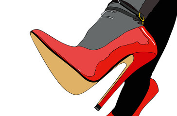 Elegant sexy shoes
