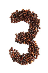 3 - number from coffee beans