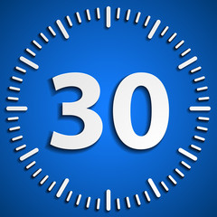 30 minutes button