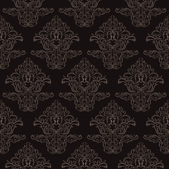 Luxury black seamless wallpaper.