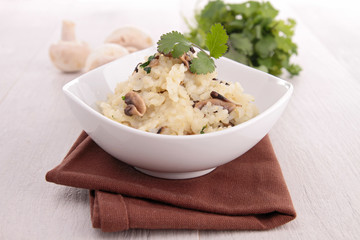 mushroom risotto