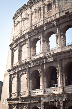 Colosseum the most remarkable landmark in Rome, Italy