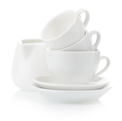 clean plates and cups