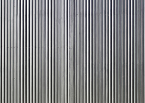 Metallic facade
