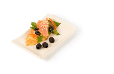 Salmon platter