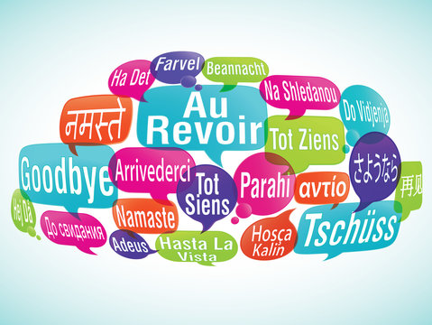 nuage de mots bulles ZOOM : au revoir