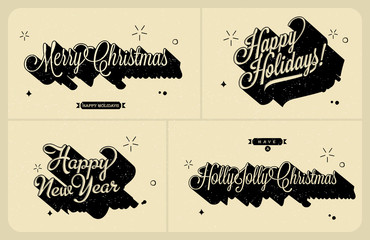 Christmas and New Year symbols