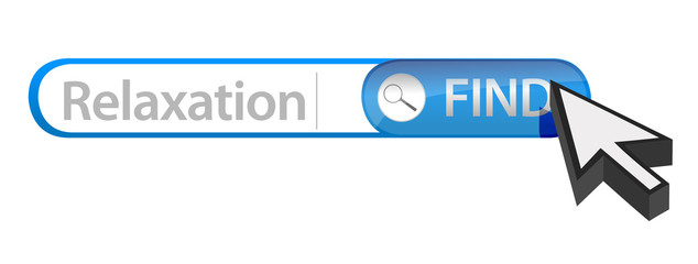 internet search bar containing a relaxation