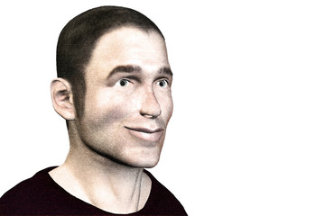 Fototapeta premium Profile (CG3D)