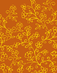 花柄のパターン