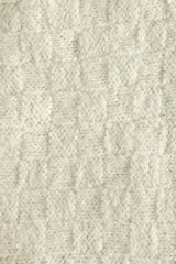Fototapeta na wymiar woolen fabric white