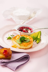 fried, breaded camembert