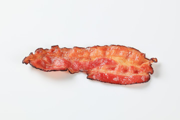 Fried bacon strip