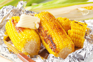 Grilled corn