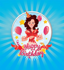 Happy Birthday vector illustration