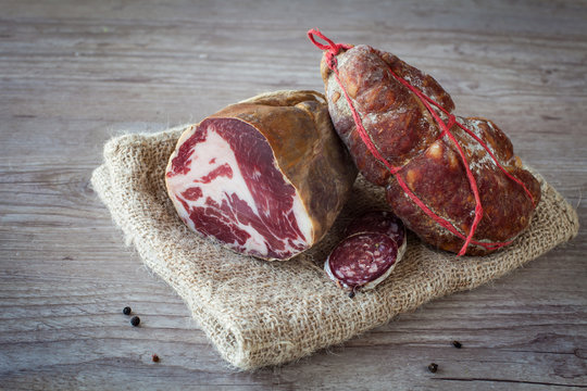 Italian salami assortment
