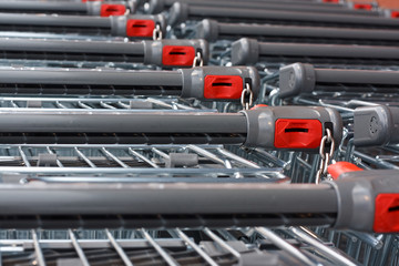 Supermarket shopping carts