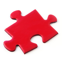Jig Saw Puzzle - One Red Piece