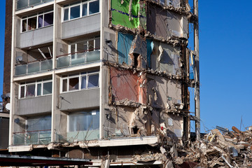 Housing demolition