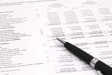 Obraz premium Financial