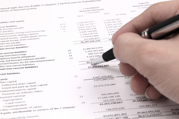 Fototapeta premium Financial