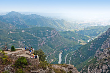 Mountain near Montserrat. Catalonia, Spain