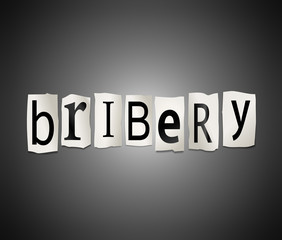 Fototapeta premium Bribery concept.
