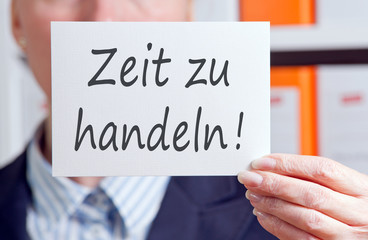 Zeit zu handeln !