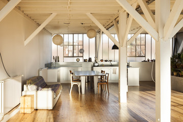 interior loft, open space