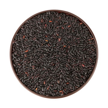 Black Rice In The Bowl