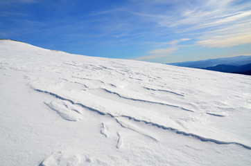 Fototapeta na wymiar Pista de nieve