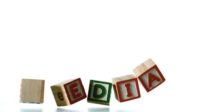 Blocks spelling media dropping down