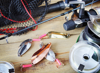 Fishing still life