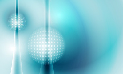 blue vector abstract background