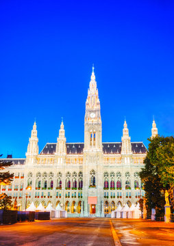 Rathaus (City hall) in Vienna
