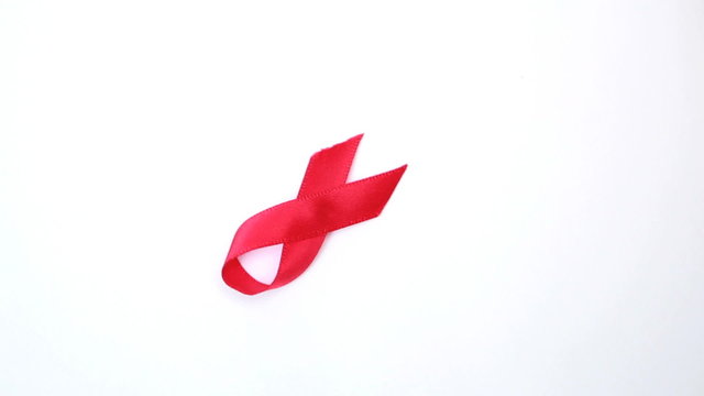 Red ribbon for aids awareness