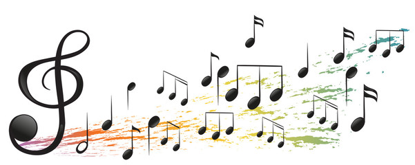 The G-Clef and the different musical notes