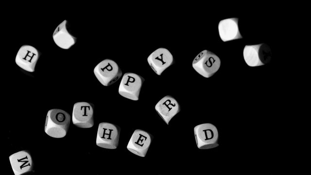 Happy mothers day dice falling together