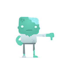 funny cartoon zombie