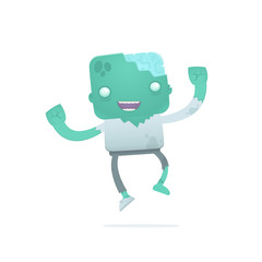 funny cartoon zombie