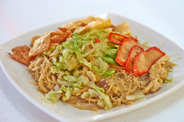Vegetarian mee fen