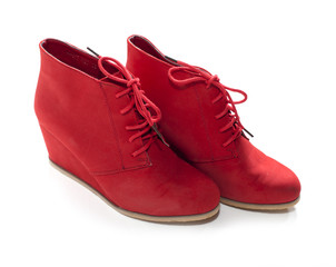 chaussures feminine rouge