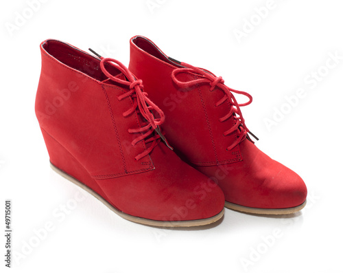 soulier rouge femme