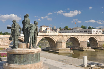 The new look of Skopje City, Macedonia