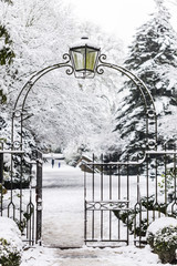 Entrance Gate to Snowy Park