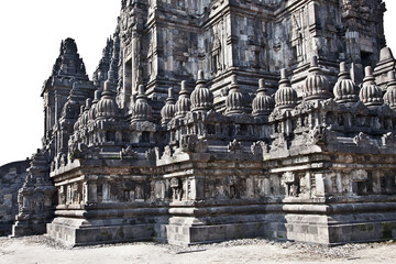 Prambanan  temple on  Java, Indonesia